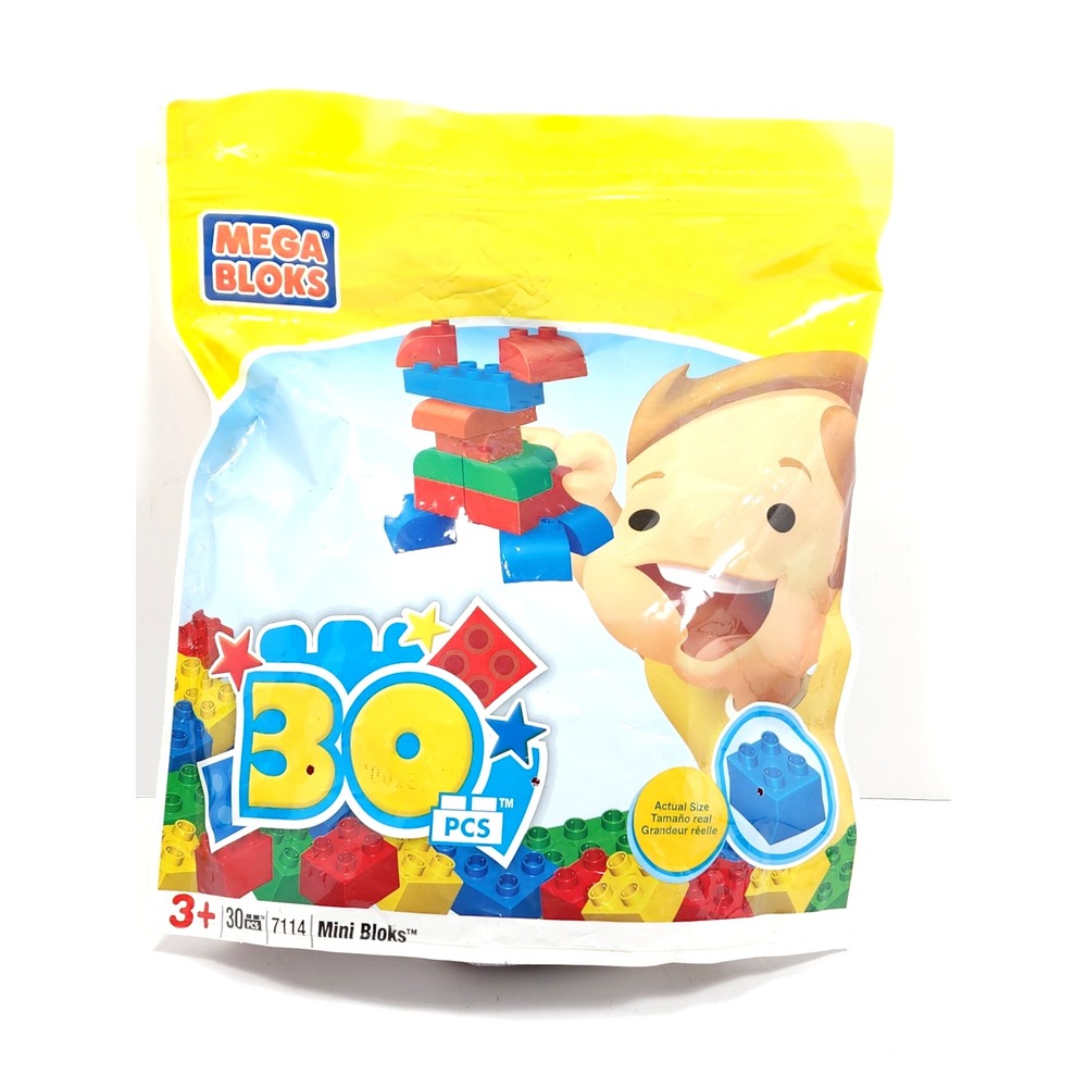 Mega Bloks 30 piece new sealed blocks NIP- ages 1+
